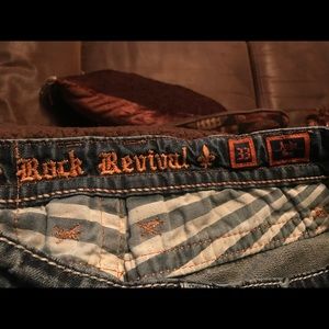 Mens Rock Revival Jeans